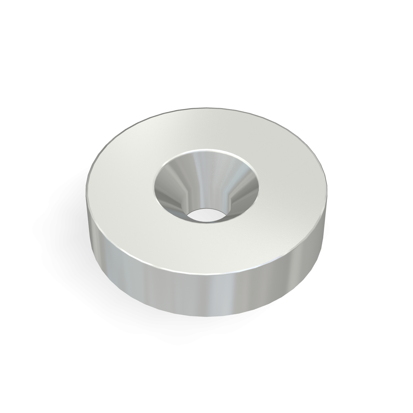 Neodymium Disc Magnet with Countersunk Hole Φ20mm X Φ4.3mm X 5mm /M4