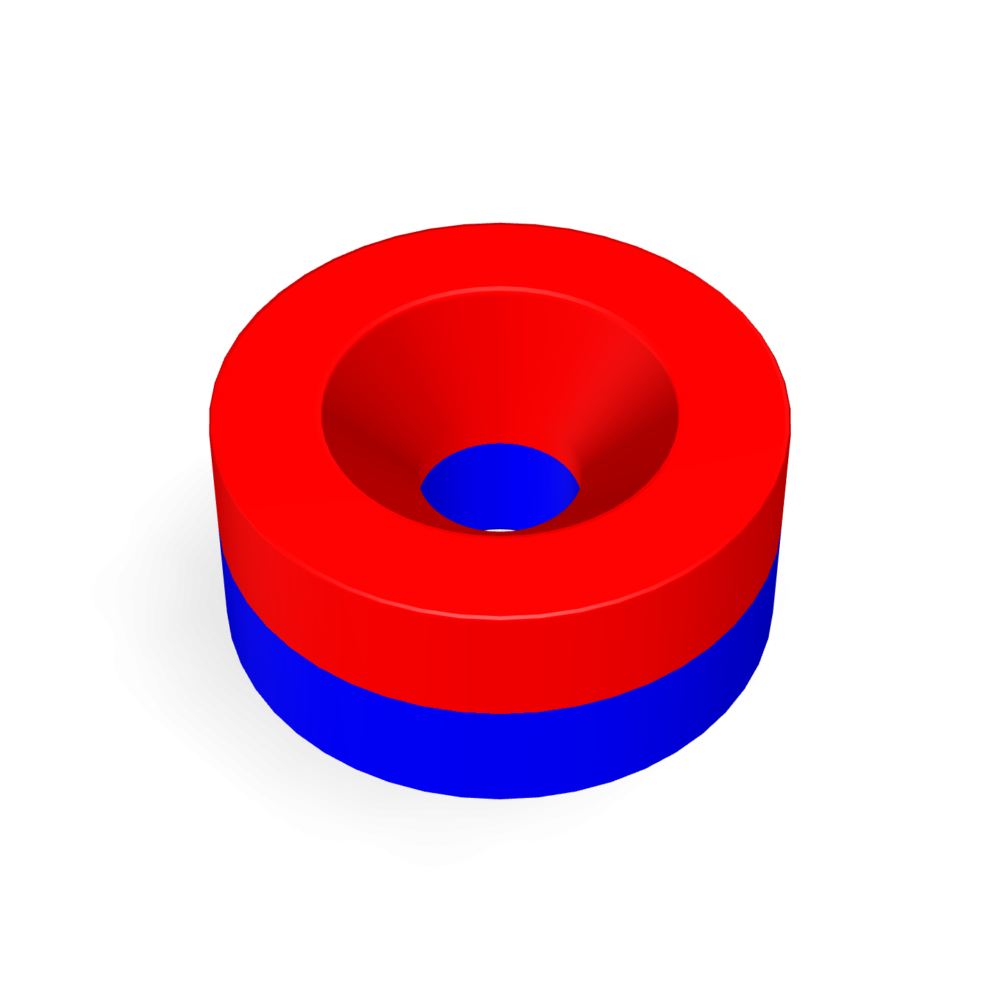 Neodymium Disc Magnet with Countersunk Hole Ø11mm X Ø3.2mm X 5mm /M3