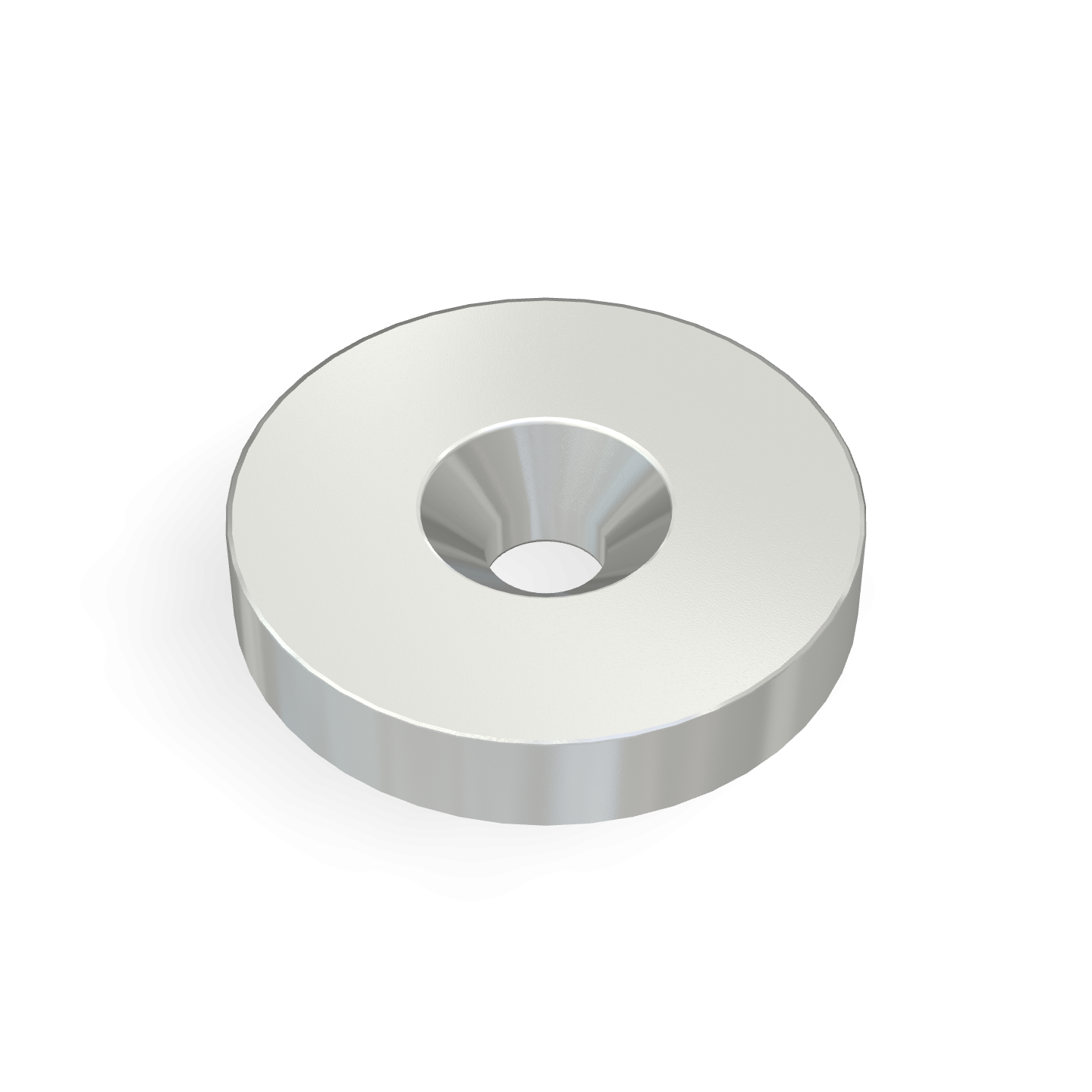 Neodymium Disc Magnet with Countersunk Hole Φ22mm x Φ4.3mm x 4mm /M4