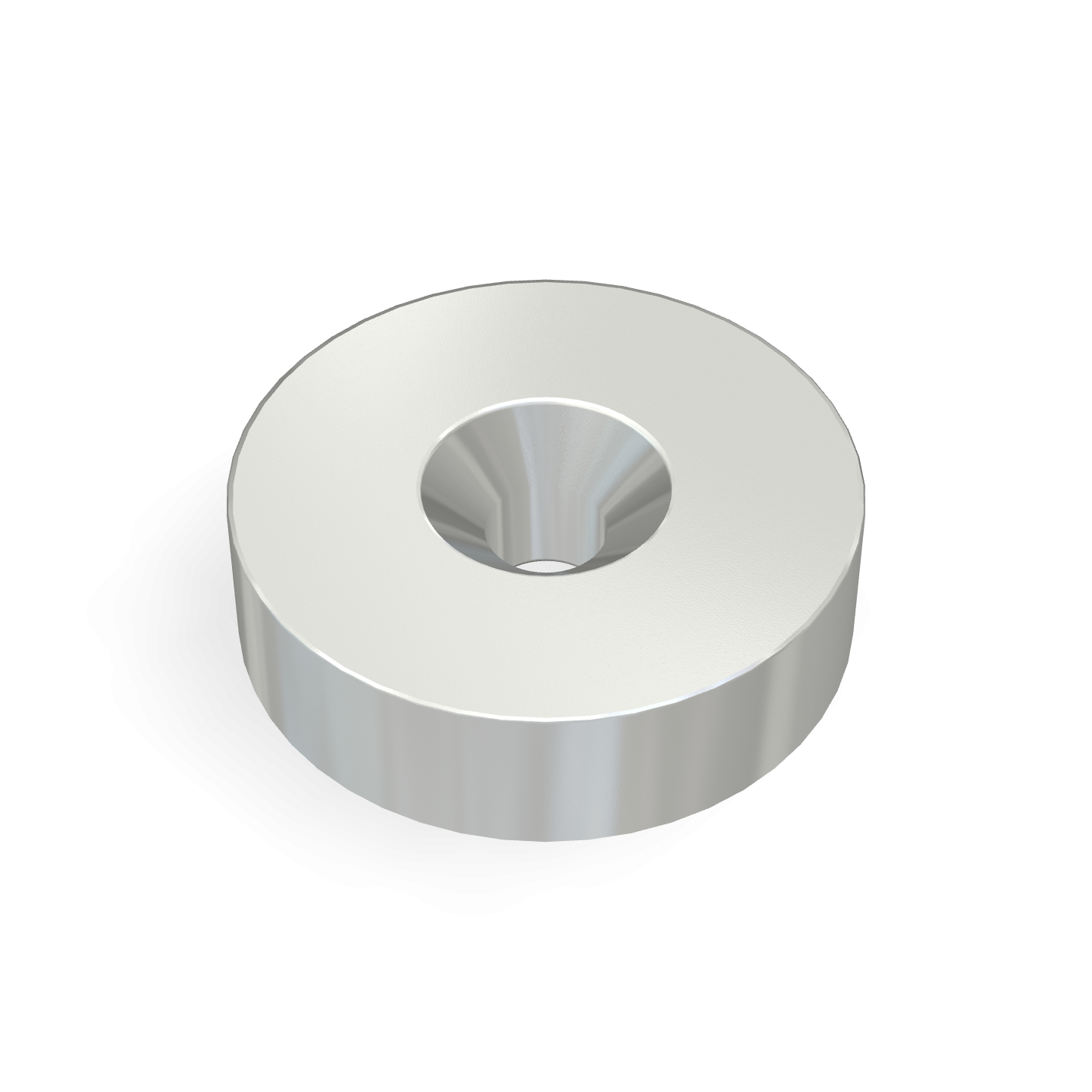 Neodymium Disc Magnet with Countersunk Hole Φ22mm x Φ4.3mm x 6mm /M4