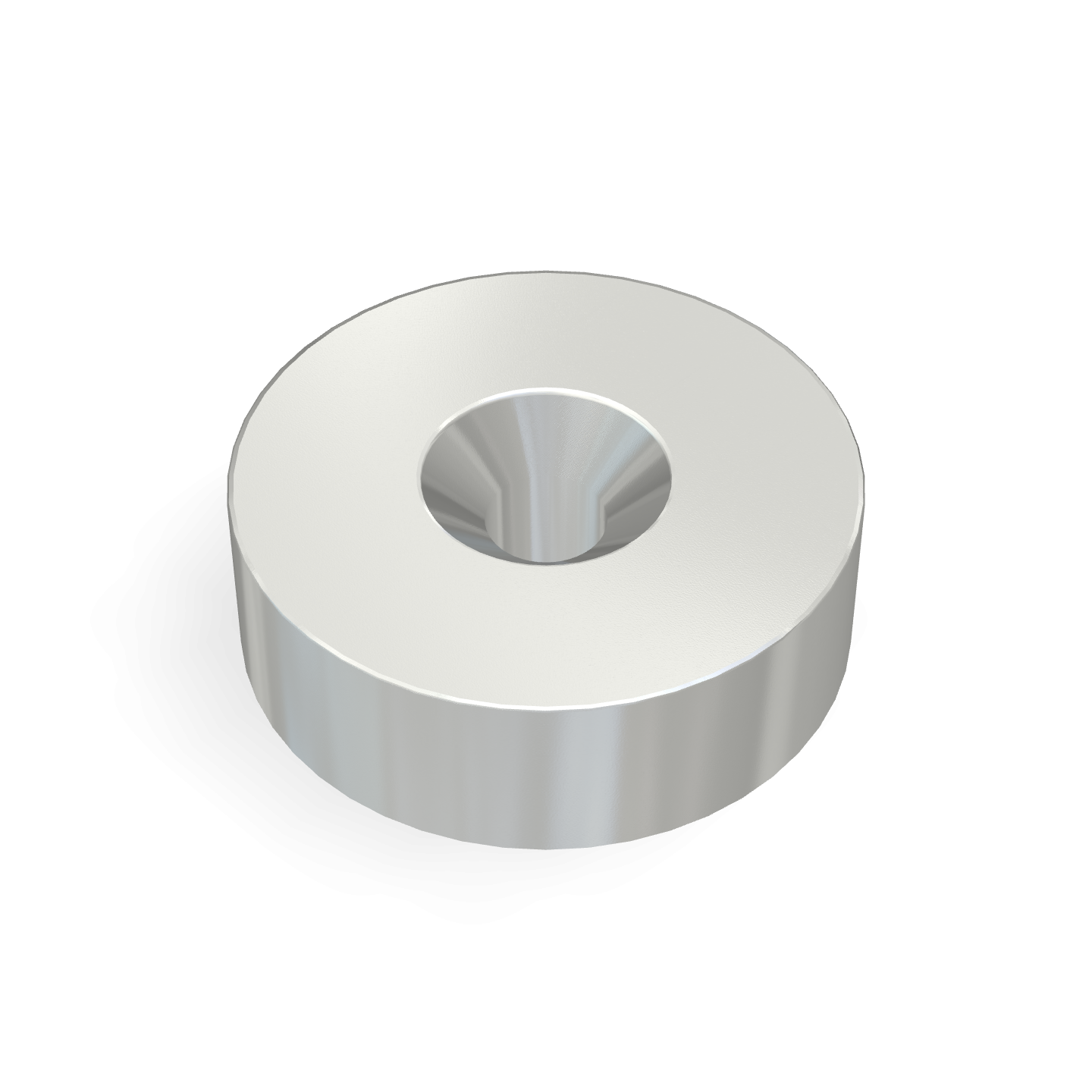 Neodymium Disc Magnet with Countersunk Hole Φ22mm x Φ4.3mm x 7mm /M4