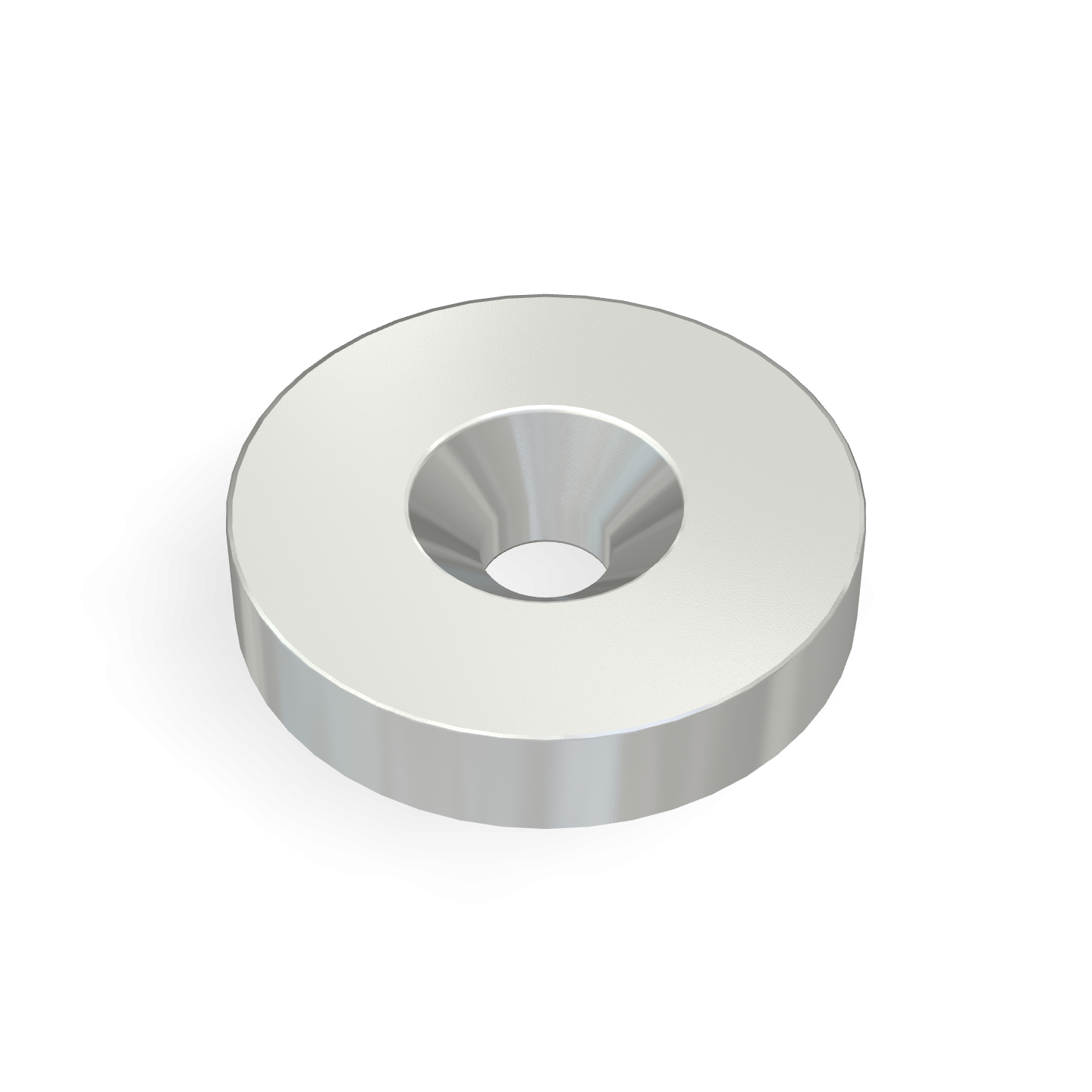 Neodymium Disc Magnet with Countersunk Hole Φ25mm x Φ5.3mm x 5mm /M5