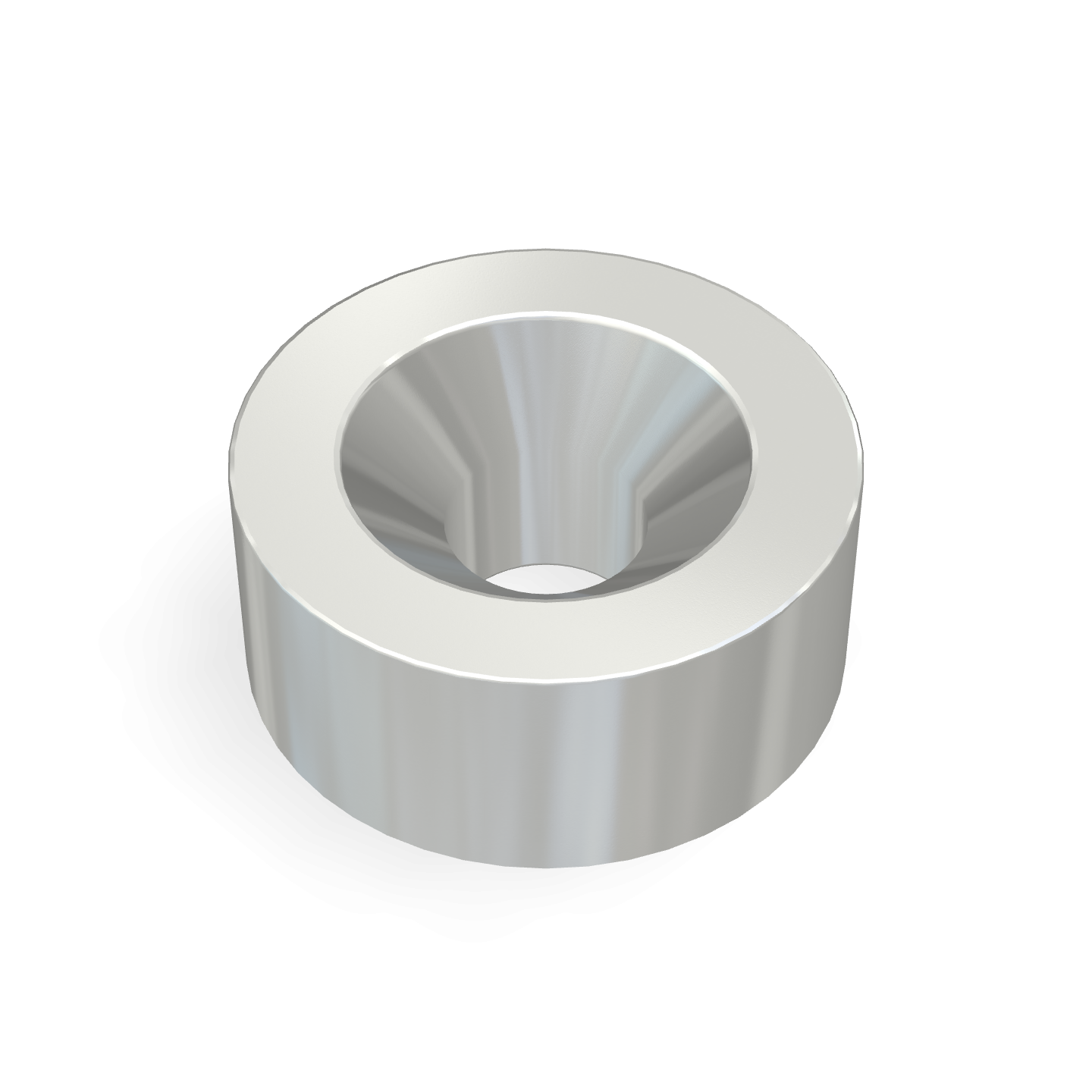 Neodymium Disc Magnet with Countersunk Hole Φ7mm X Φ2.3mm X 3mm /M2