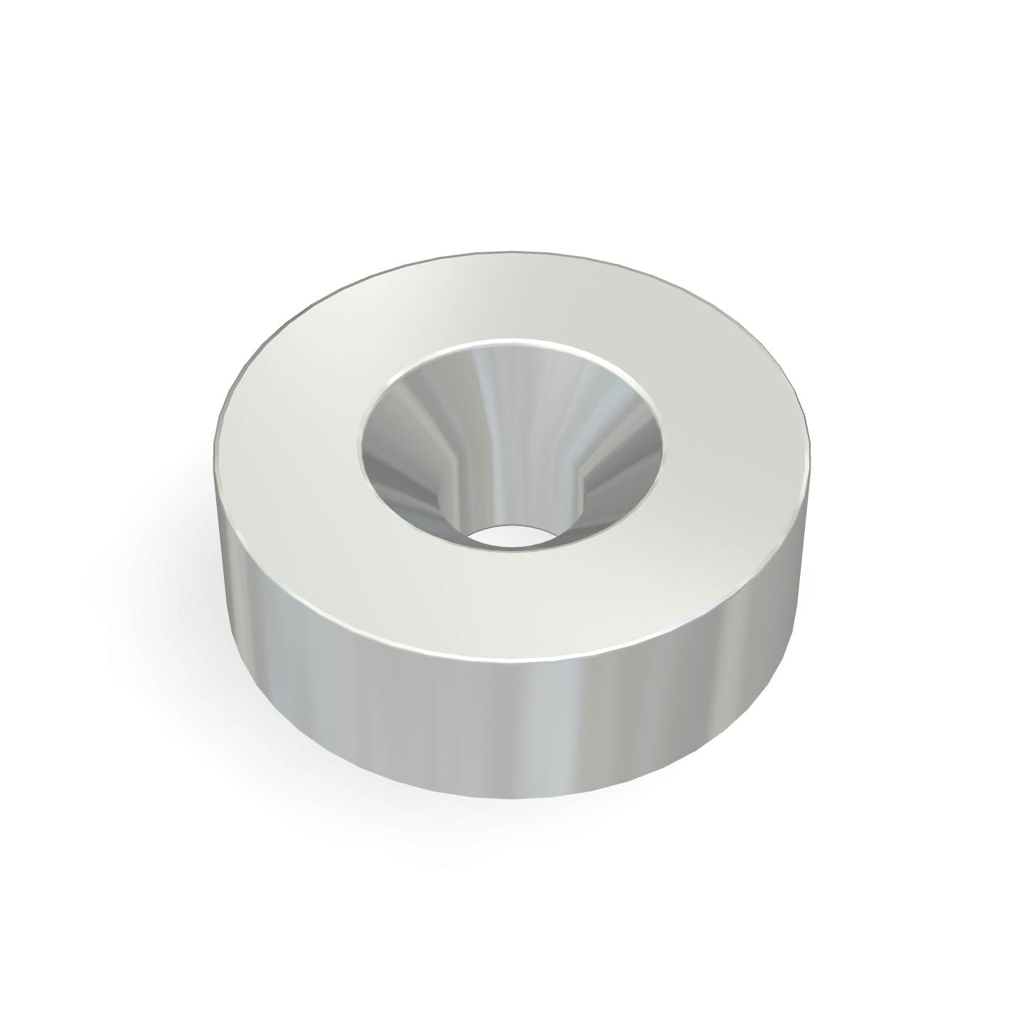 Neodymium Disc Magnet with Countersunk Hole Φ9mm X Φ2.3mm X 3mm /M2