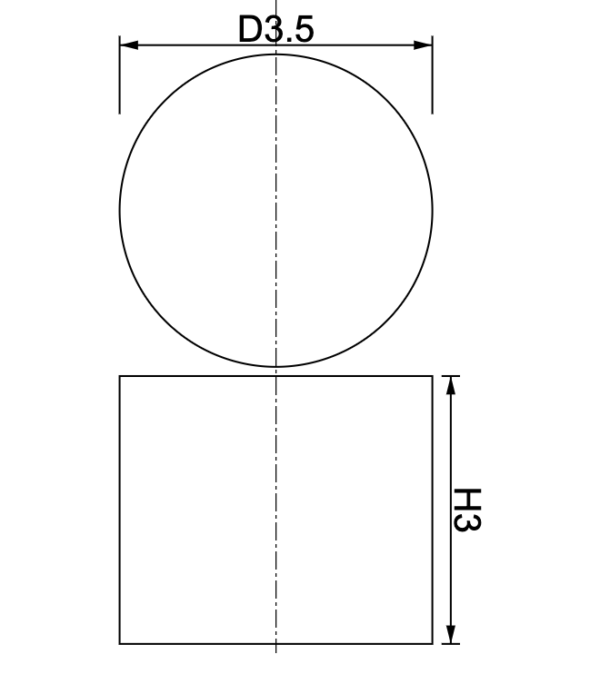 Neodymium Ø3.5mm X 3mm EPOXY