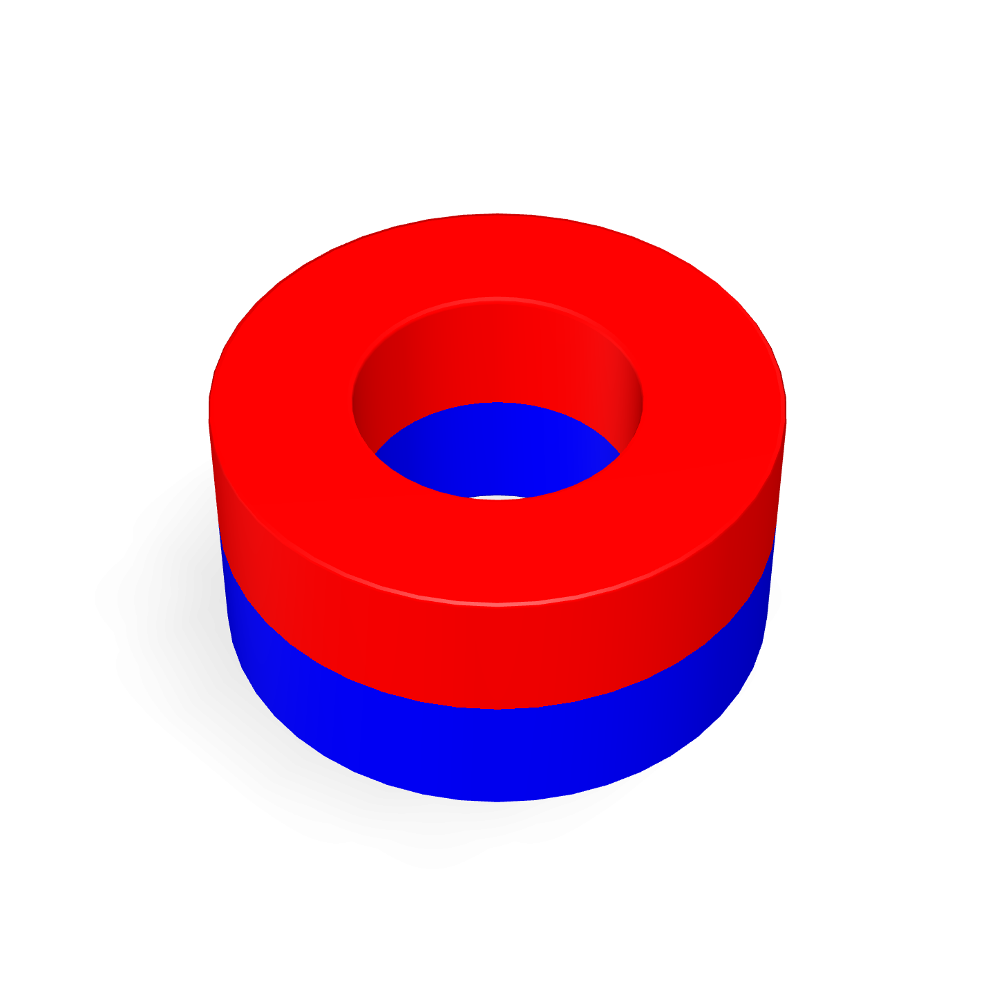 Neodymium Ring Φ10mm X Φ5mm X 5mm