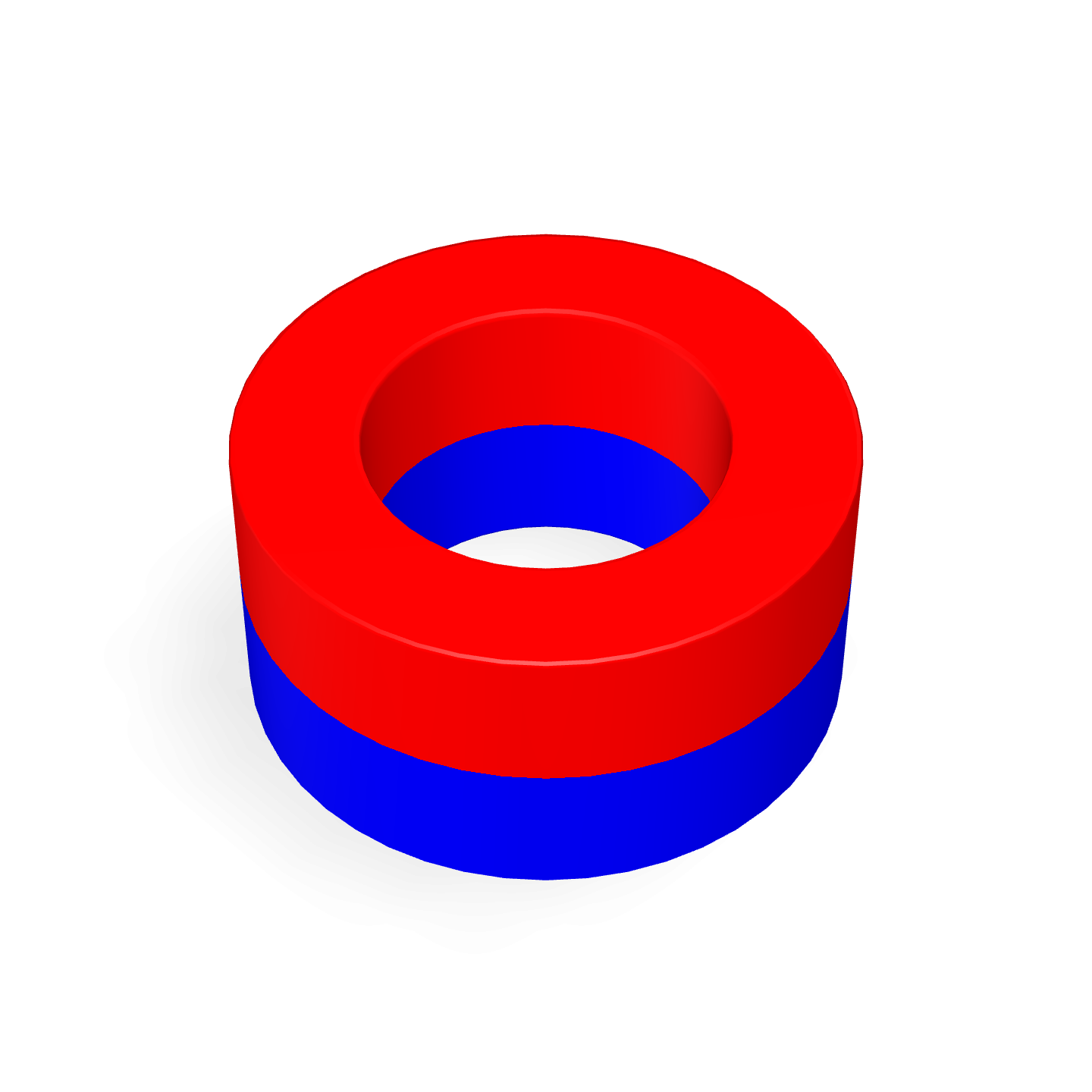 Neodymium Ring Φ12mm X Φ7mm X 6mm