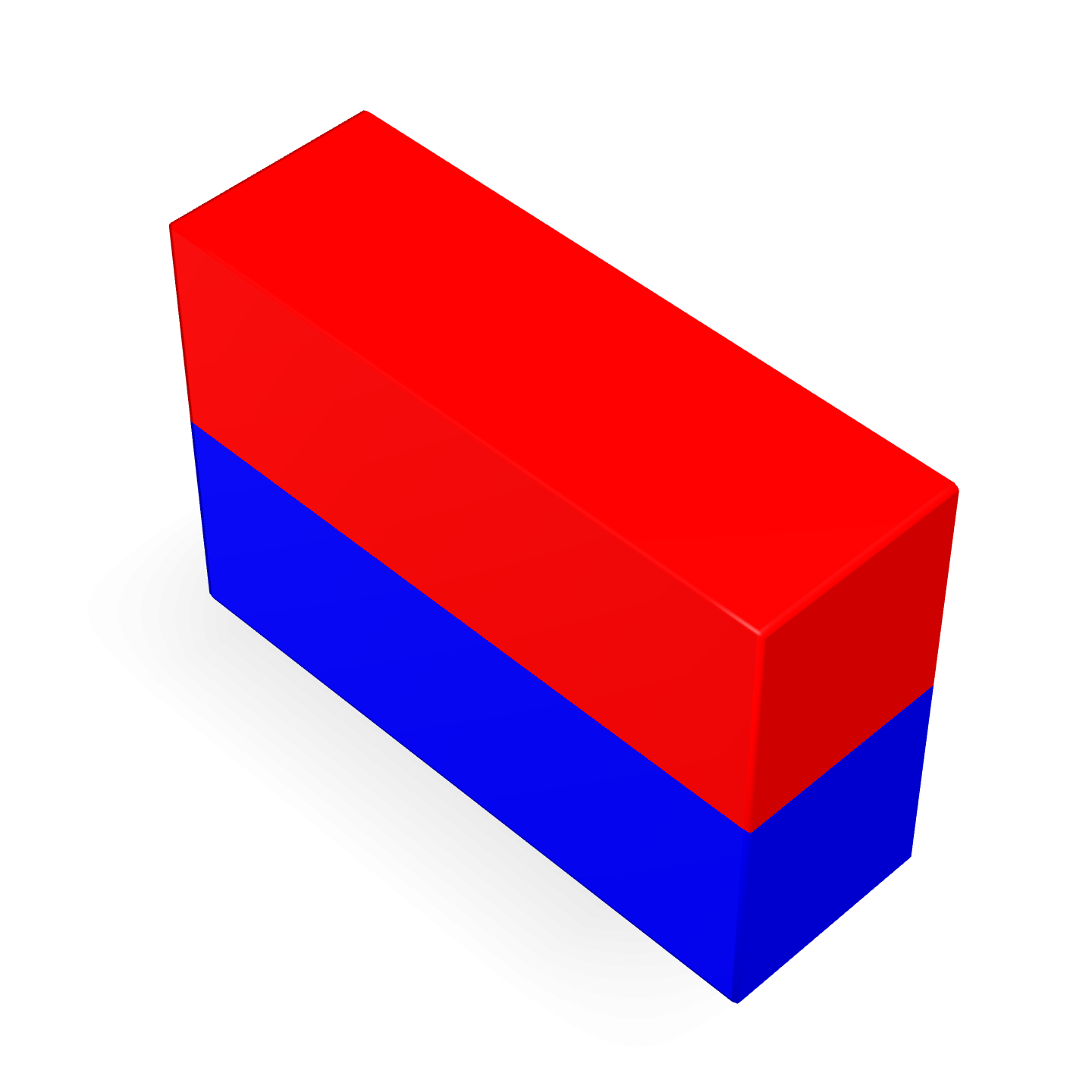 Neodymium Block Magnet 15mm X 5mm X 10mm Polarity