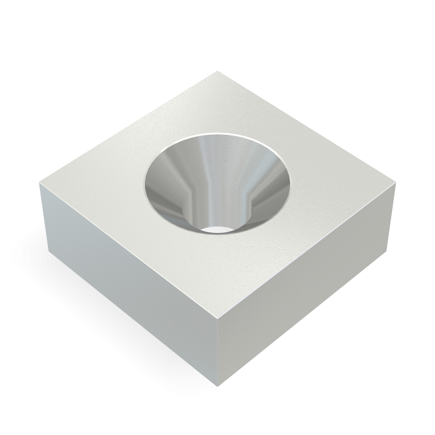 Neodymium Square Countersunk 15mm x 15mm x 6mm /M4