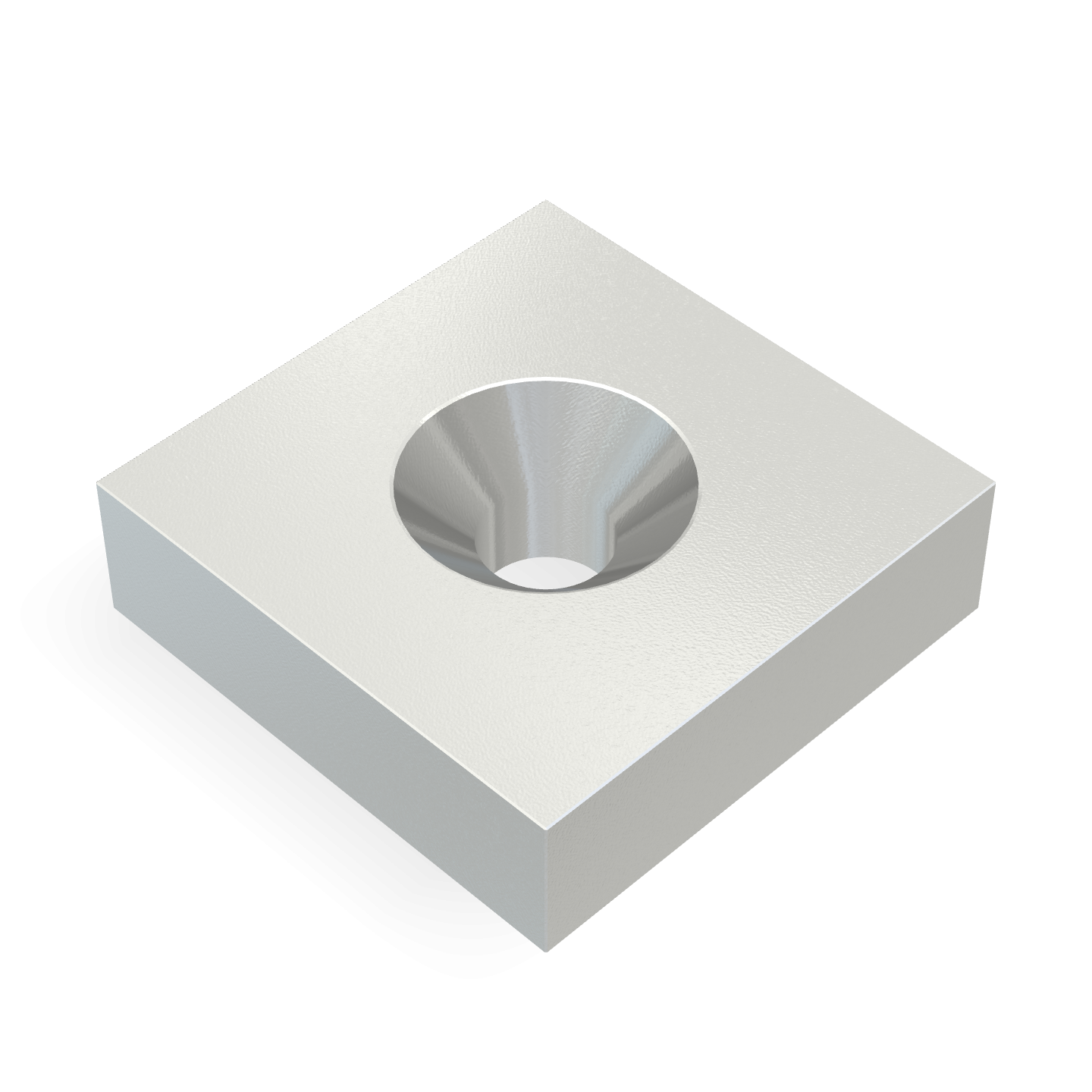 Neodymium Square Countersunk 14mm x 14mm x 4mm