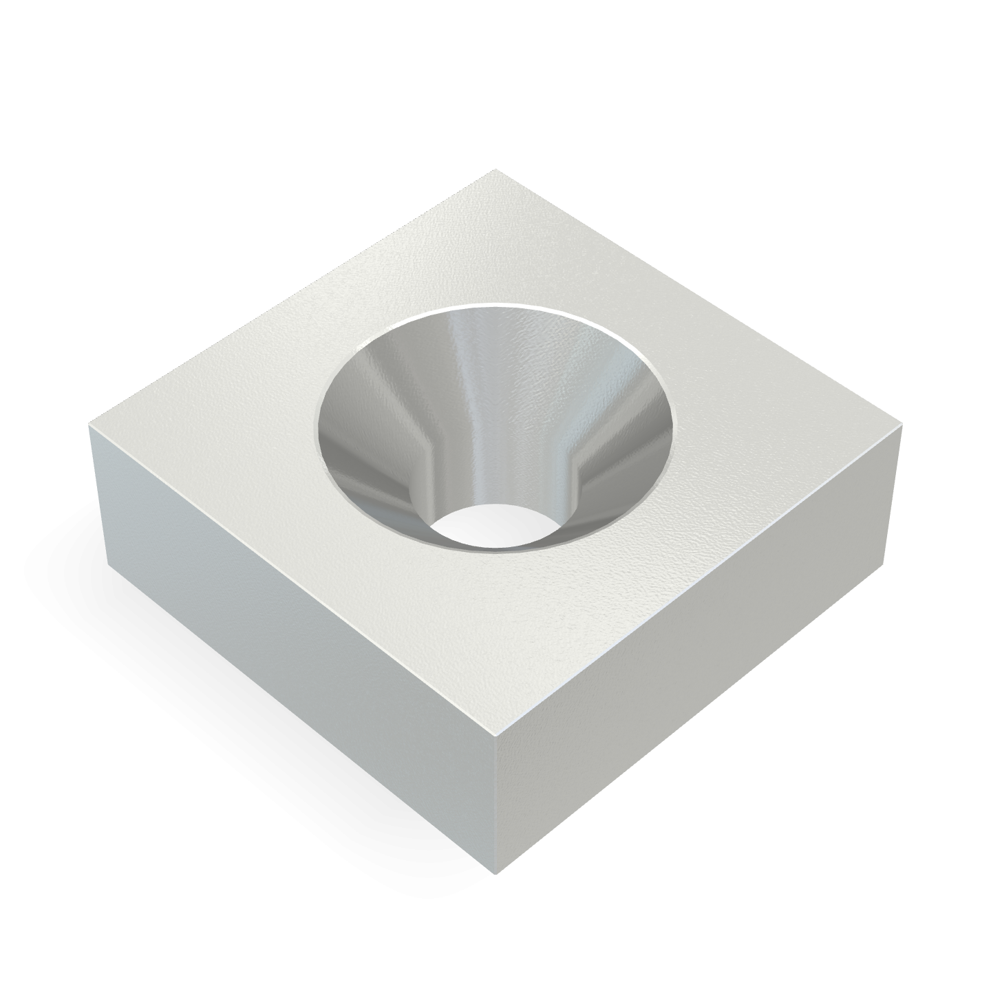 Neodymium Square Countersunk 14mm x 14mm x 5mm