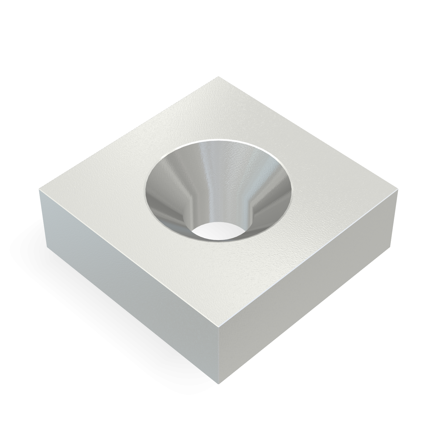 Neodymium Square Countersunk 15mm x 15mm x 5mm /M4